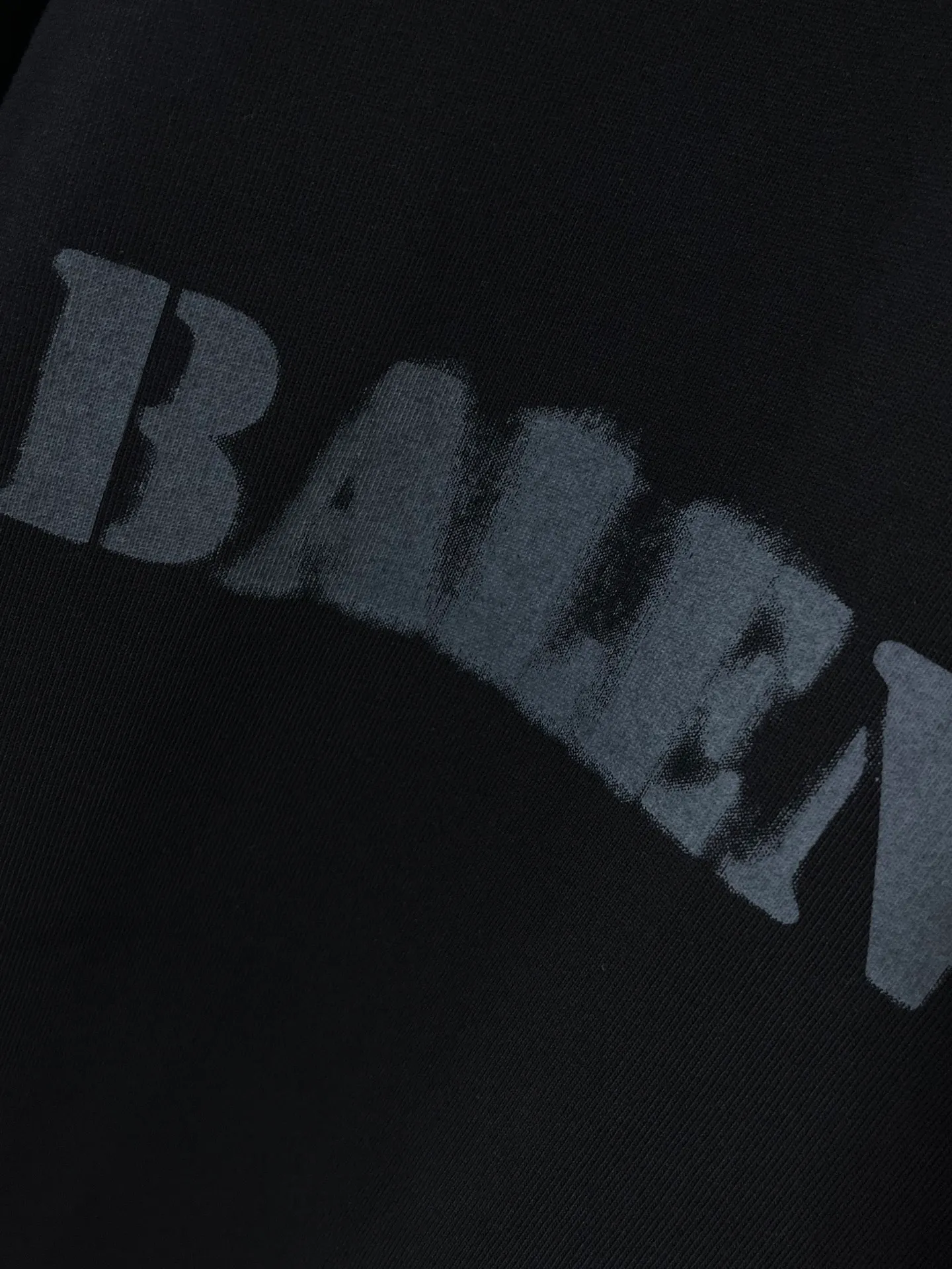 P105💰 -BALENCIAGA- T 、 300 . LOGO ， ， ， Os Same Style ：Black Size：XS L 8126